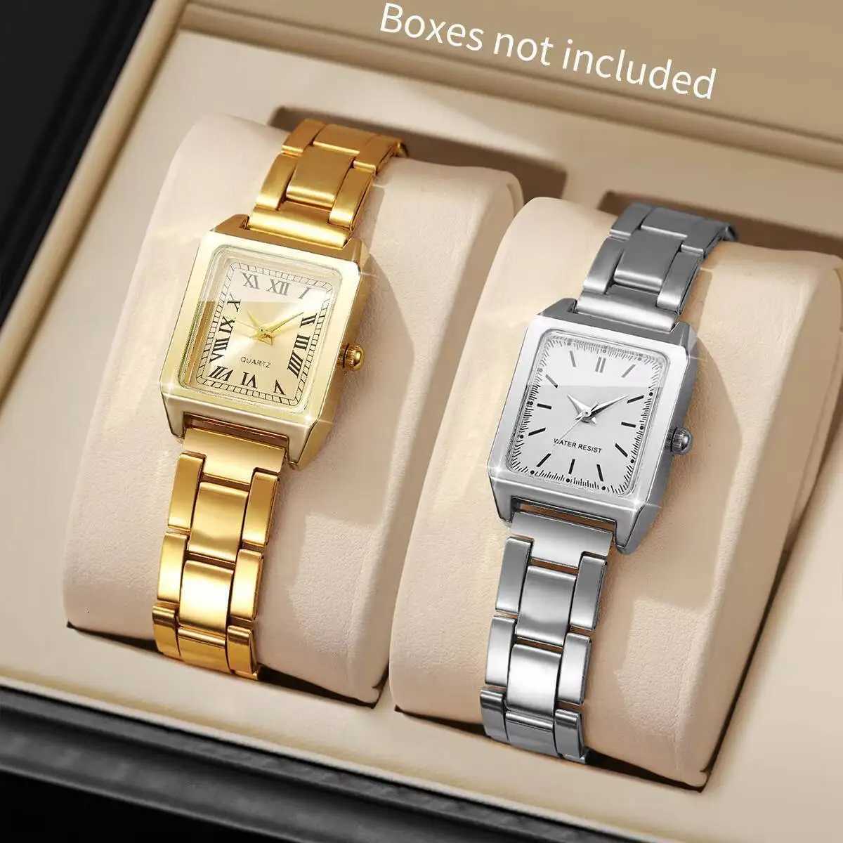 12PCS Fashion Square Wen Watches Ladies Quartz Wristwatches Girls Clock Reloj MujerWithout Box X250904