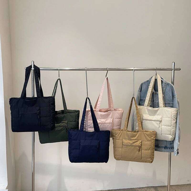 LEFTSIDE Large Capacity Fabric Tote Trendy Shoulder Purses Lady Shopper Shopping Underarm Bag Female Y2k 2025 New Handbagsluxury bag tote bag