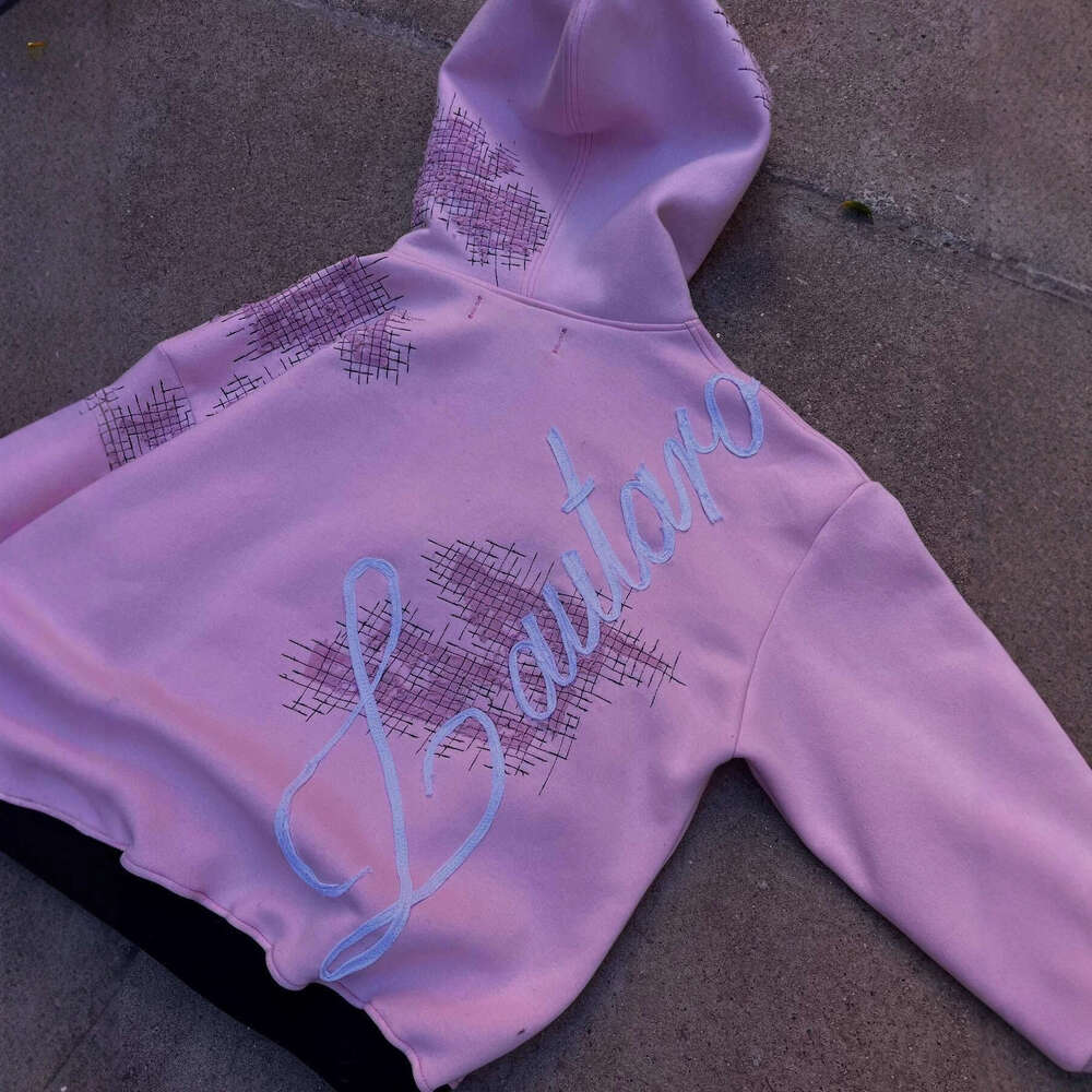 Personalized Printed Sweatshirt and Sweatpants Set Long Sleeve Pullover Hoodie Jacket Street Fashion