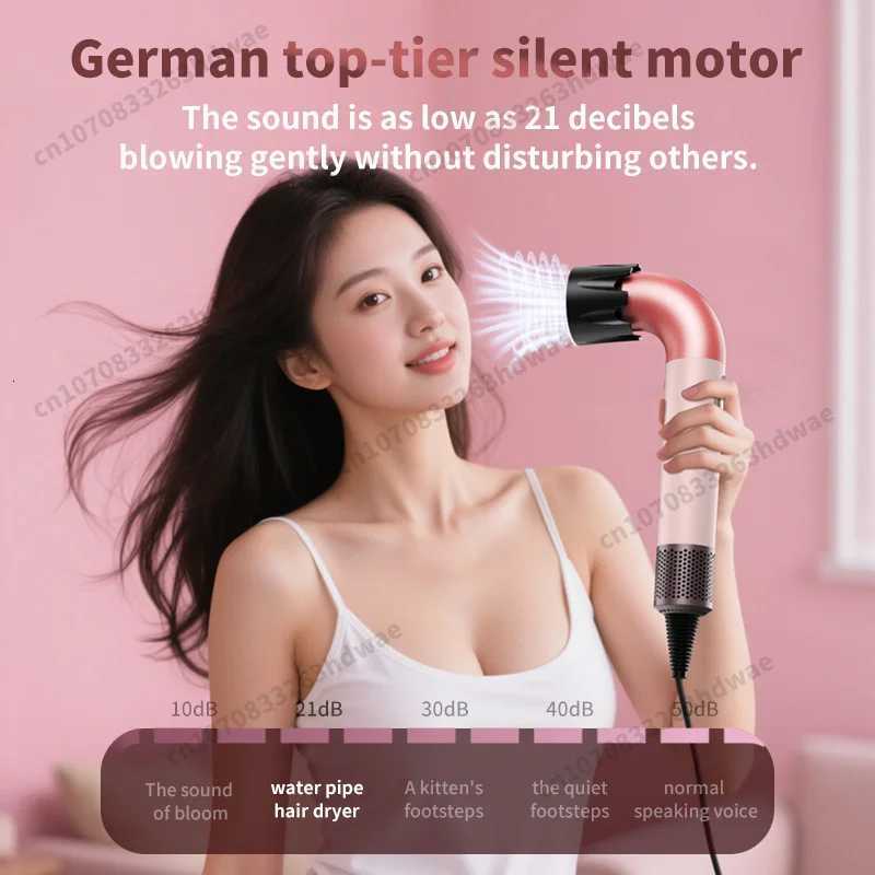 200 Million Anion Blow Dryer Professinal Leafless Hair Dryer Negative Lon Hair Care Quick Home Powerful Hairdryer Constant HD18W250904