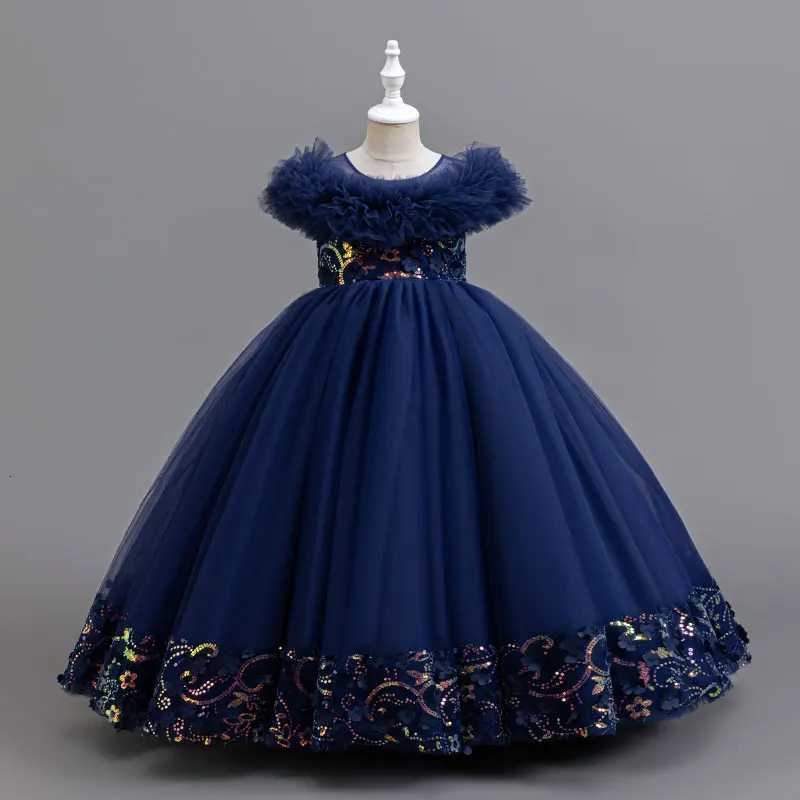 Girls clothing birthday party dresses elegant evening gowns piano performance costumes multiple colors available Z250904