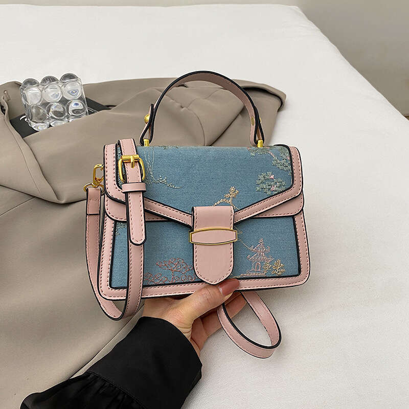 DHEssentials 2025 Trendy Small Square Crossbody Bag for Women, Stylish Shoulder Handbag