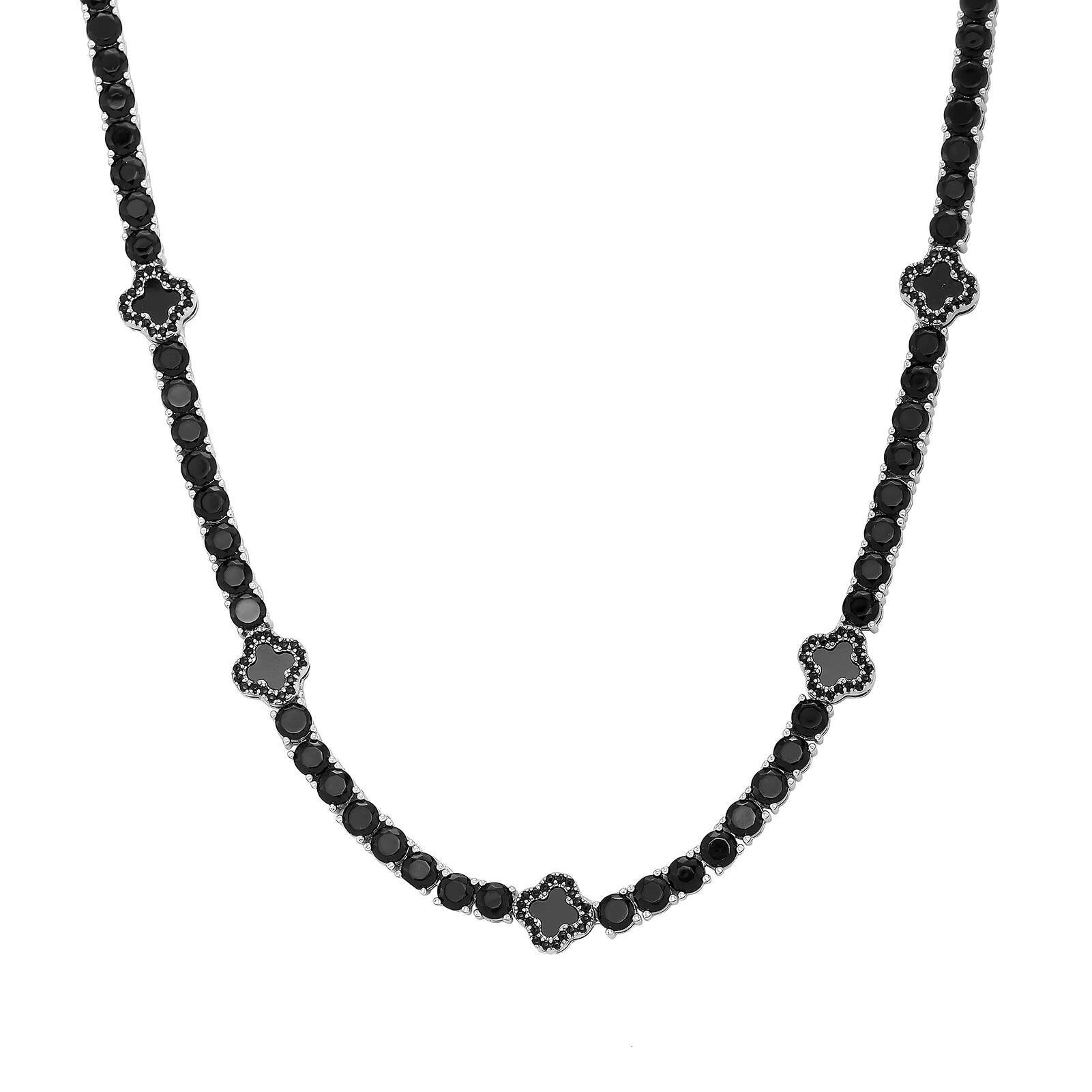 Luxury Unisex Brass Tennis Chain Bracelet Rhinestone Butterfly Gold Silver Pearl Fashionable Jewelry for Men Women Gifts