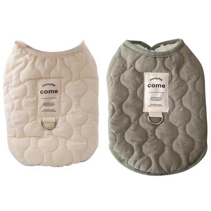 Winter Pet Coat Clothes for Cold Weather Clothing Warm Dog Clothes with Built in Harness Hole Pet Apparel Cozy Snow Vest W250904