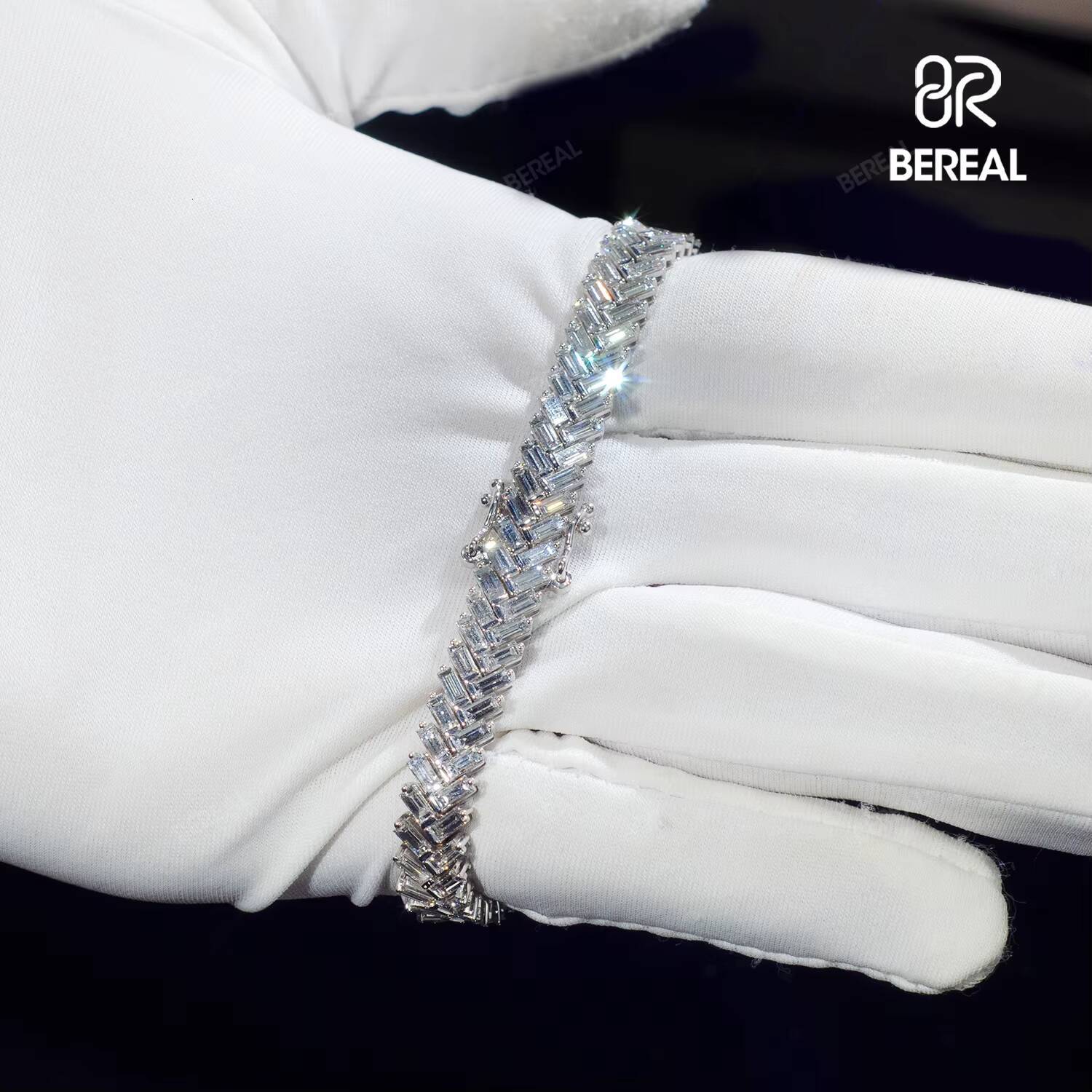 Factory Direct Wholesale Moissanite Cuban Chain Necklace Bracelet VVS Diamond 925 Silver Hip Hop Women Custom