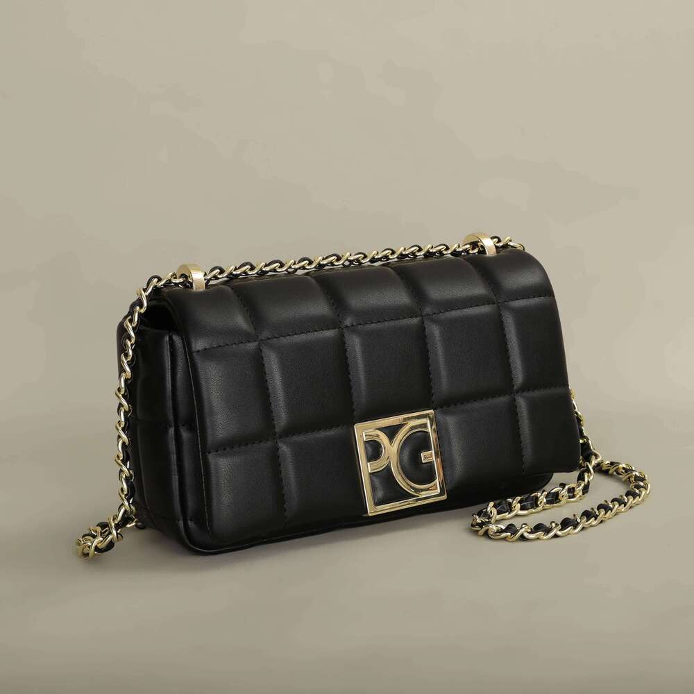 PG PATSY GARIS Brand Design Bright Crossbody 2024 New Leather Refined Elegant Ladies Commuter Banquet Bag