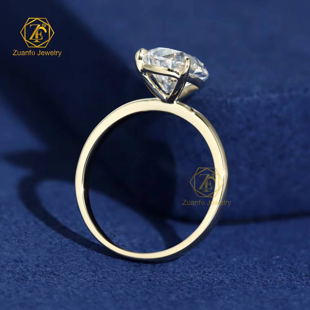 GIA IGI Certified CVD HPHT Lab Grown Pear Engagement Ring 14k 18k Solid Gold Fine Jewelry for Women