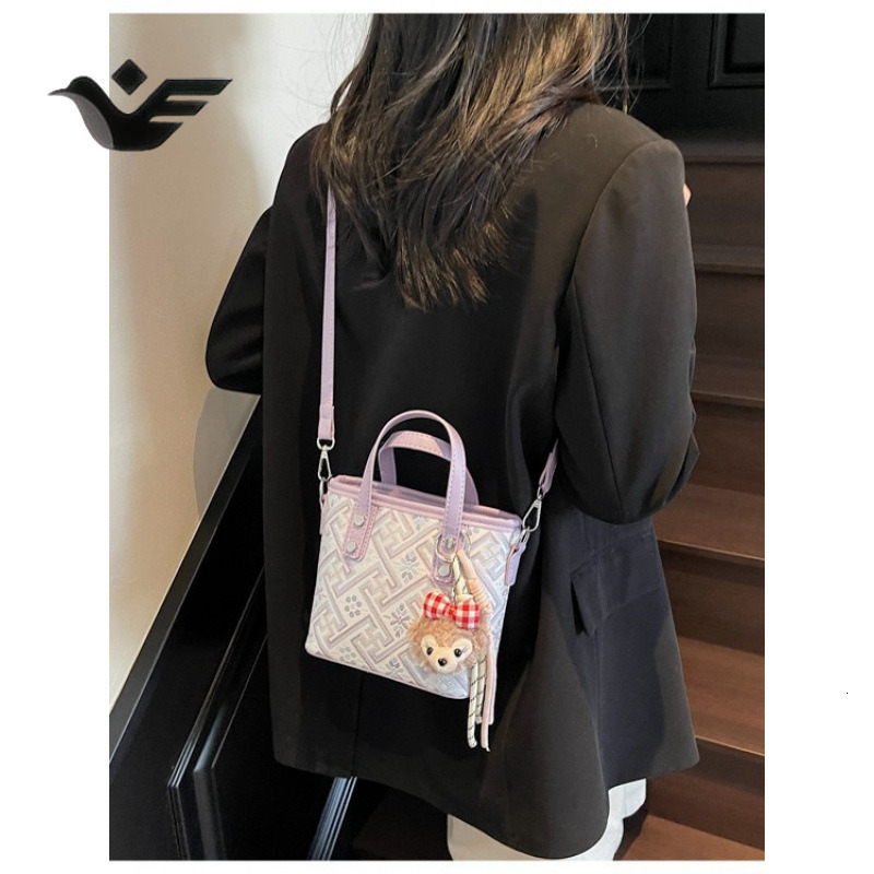 Feiyan Free Shipping New Designer Bag Luxury Shopping Bag Pattern Handheld Bucket Bag High-end National Style Light Luxury Versatile Shoulder Bag For 