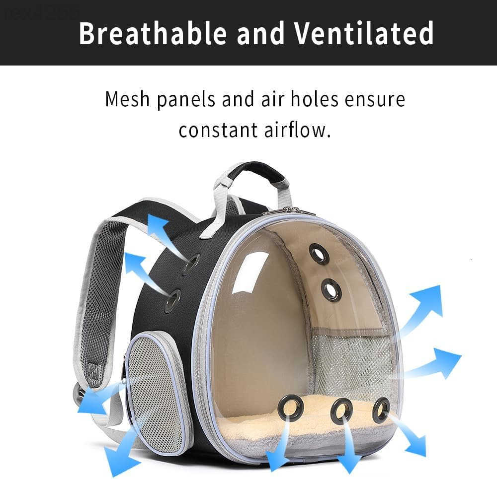 Bunny Carrier Guinea Pig CarrierSmall Animal Carrier Backpack for RabbitBearded Dragon LizardHamsterKitten Breathable Pet Travel Cage Bag Perfect for 