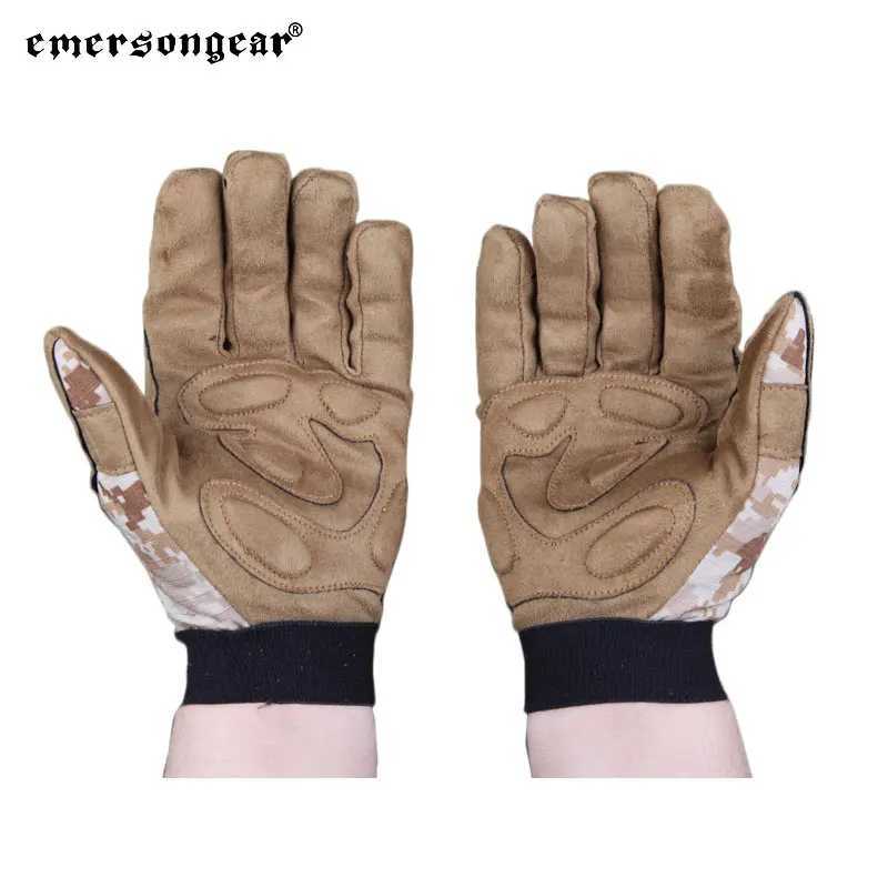 ersongear Tactical Lightweight Camo Gloves Full Finger Combat Hand Protective Cam Fishing Hunting Hiking Outdoor AOR1XJ250904