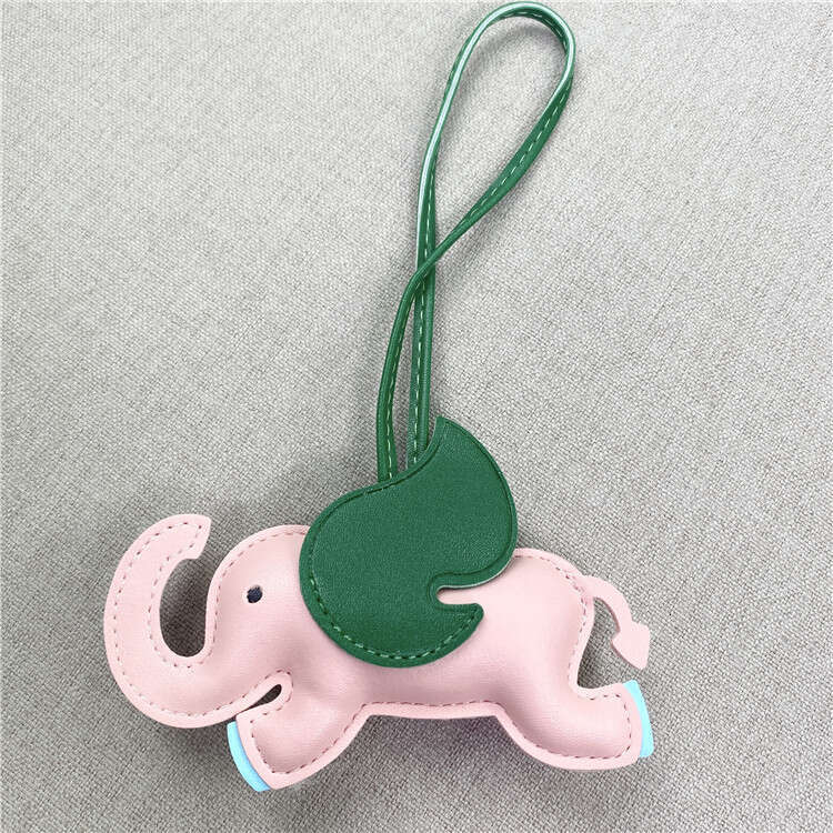 DHEssentials 2025 Summer Cute Angel Flying Elephant Bag Pendant Keychain Car Mirror Decoration Multi-Color