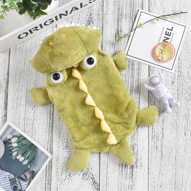 XS5XL Funny Dinosaur Doggie et Halloween Dog Costume Green Thicken Warm Pet Clothes Small Medium Puppy Wear Suit W250904