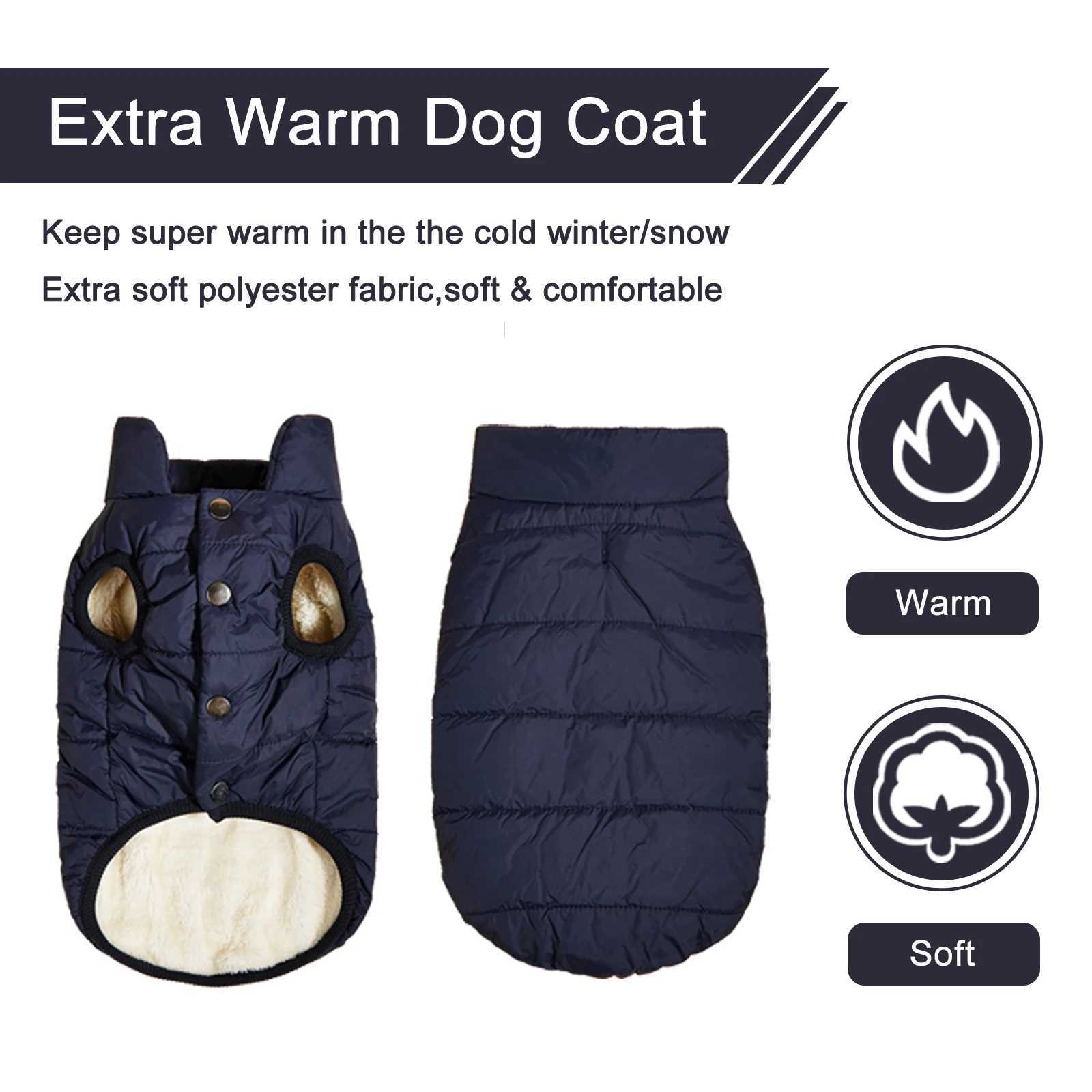 Winter Dog Clothes Outdoor Cold Proof Warm Dog et with Fleece Cotton Lining Chihuahua French Bulldog Puppy Clothing Coat W250904