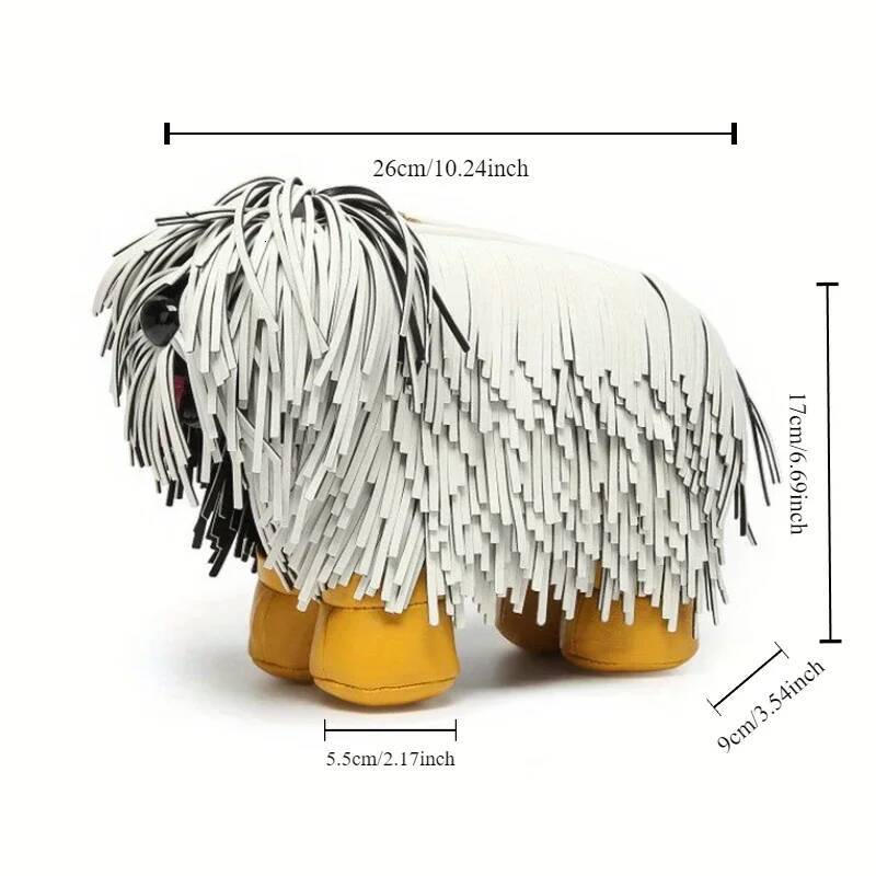 Wallets and Handbags Designer PU Leather Crossbody Wallet Cute Dog Shaped Evening Women's Bags