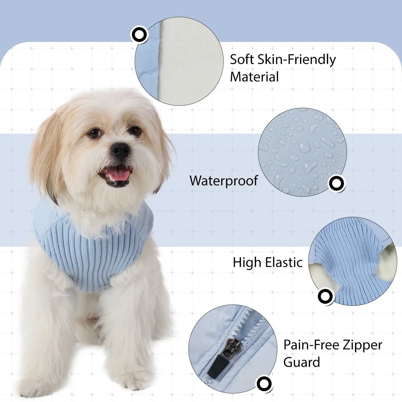 Winter Pet Dog et Windproof Warm Dogs Clothes for Small Medium Dogs Cats Puppy Down Coat Chihuahua Shih Tzu Costume Yorkies W250904
