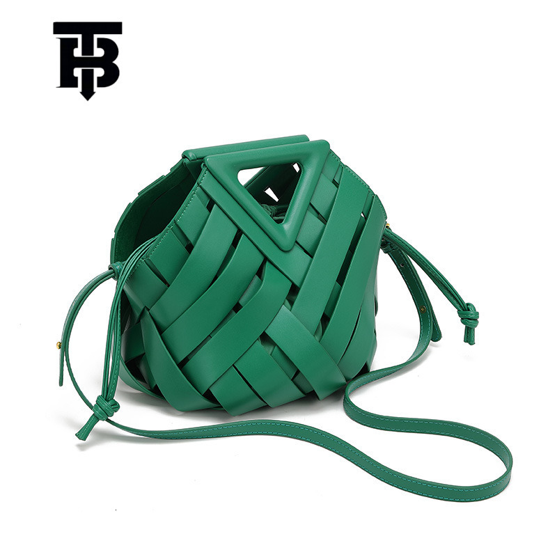 TB BHULAMTE Cross-border Metal Clip Bag Designer S Bag For Women 2025 New Woven Bag European And American Fashion Large Capacity Handbag