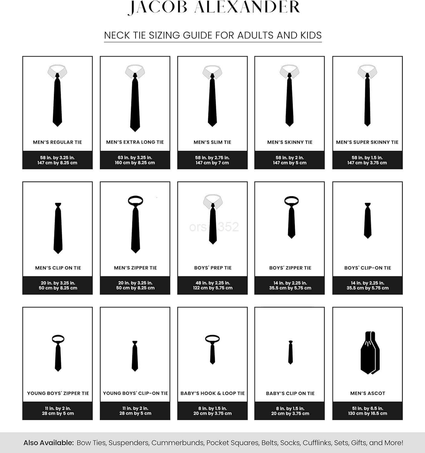 Uniform Solid ClipOn Tie with ButtonholesW250904