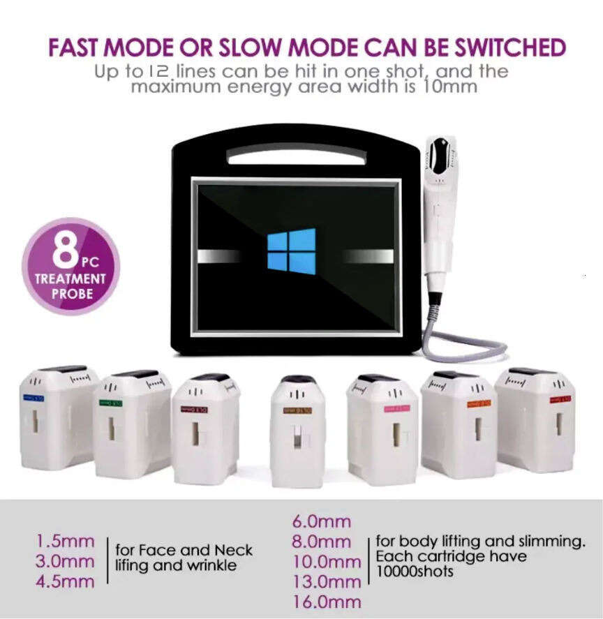 Professional 4D HIFU 12 Lines Hifu Machine For Skin Tighten Face Lifting Single Handle Korea 4D Device