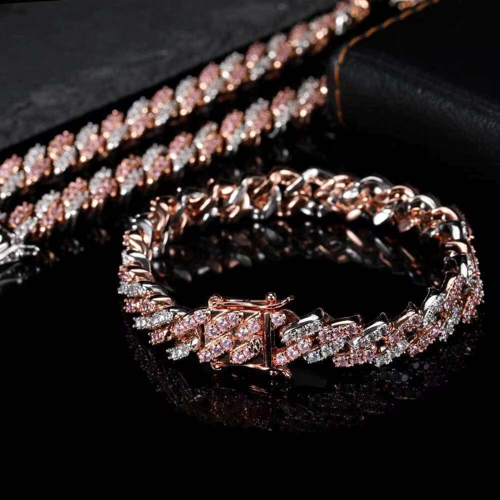 Fashion Jewelry Women Wedding White Blue Tennis Chain Crystal Bracelet