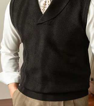 Men Autumn Winter Sleeveless Knitted Vest Casual Business Slimfitting Mens Sweater Knitwear Top V NeckXJ250904