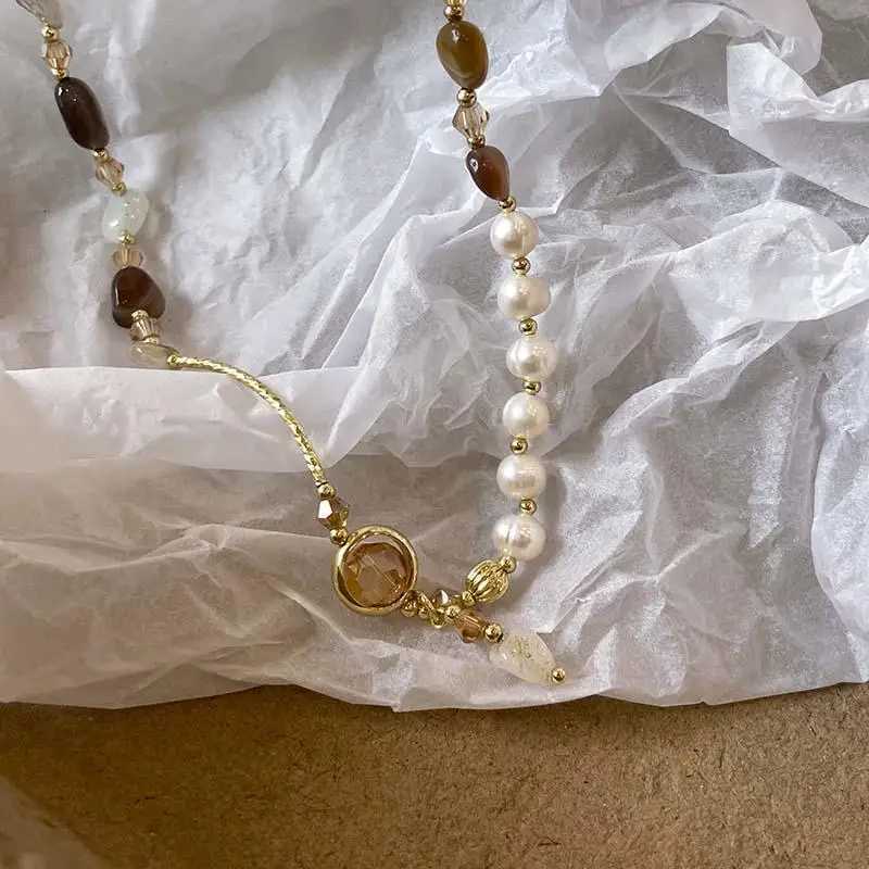 Fashion Double Layered Crystal Pearl Splicing Beaded Bracelets for Women Ethnic Crystal Beads Wr Bracelet Bangle Jewelry GiftsXJ250904