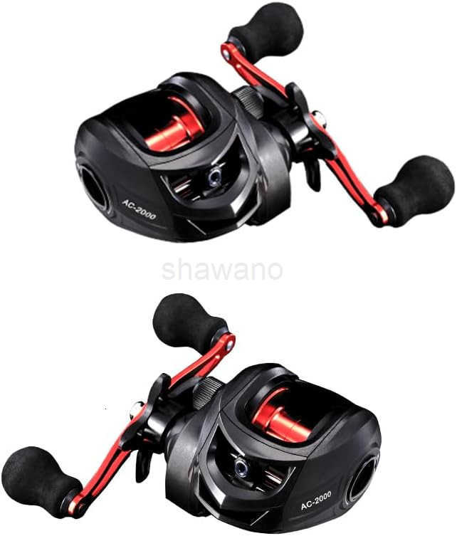 Baitcasting Fishing Reel Lightweight Aluminum Spool Fishing Reel 176Lbs Max Drag Magnetic Braking System 631 HighSpeed Gear Ratio Saltwater Freshwat W
