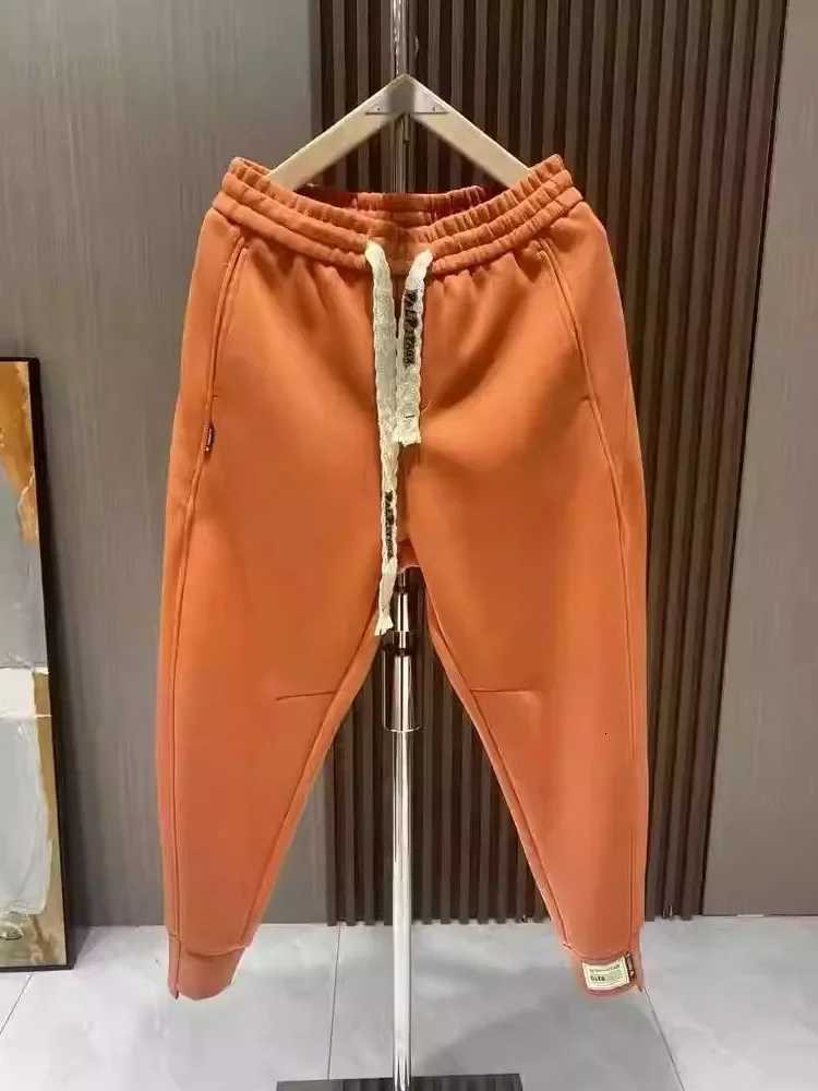 Trendy Casual Loose Sports Harlan Pants for Men Youth Dstring Elastic Waist Autumn Winter Faionable Loose Cuffed SweatpantsXJ250904