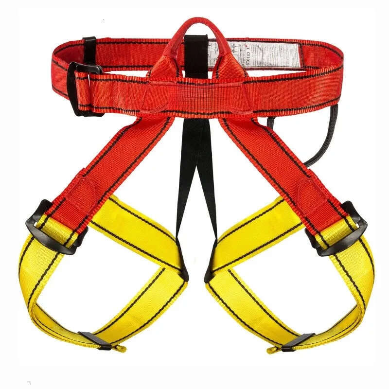 Carabiners Half Body Safety Rock harness belt Rappelling Equip Tree Harness Climbing Kit Men Fall Protection