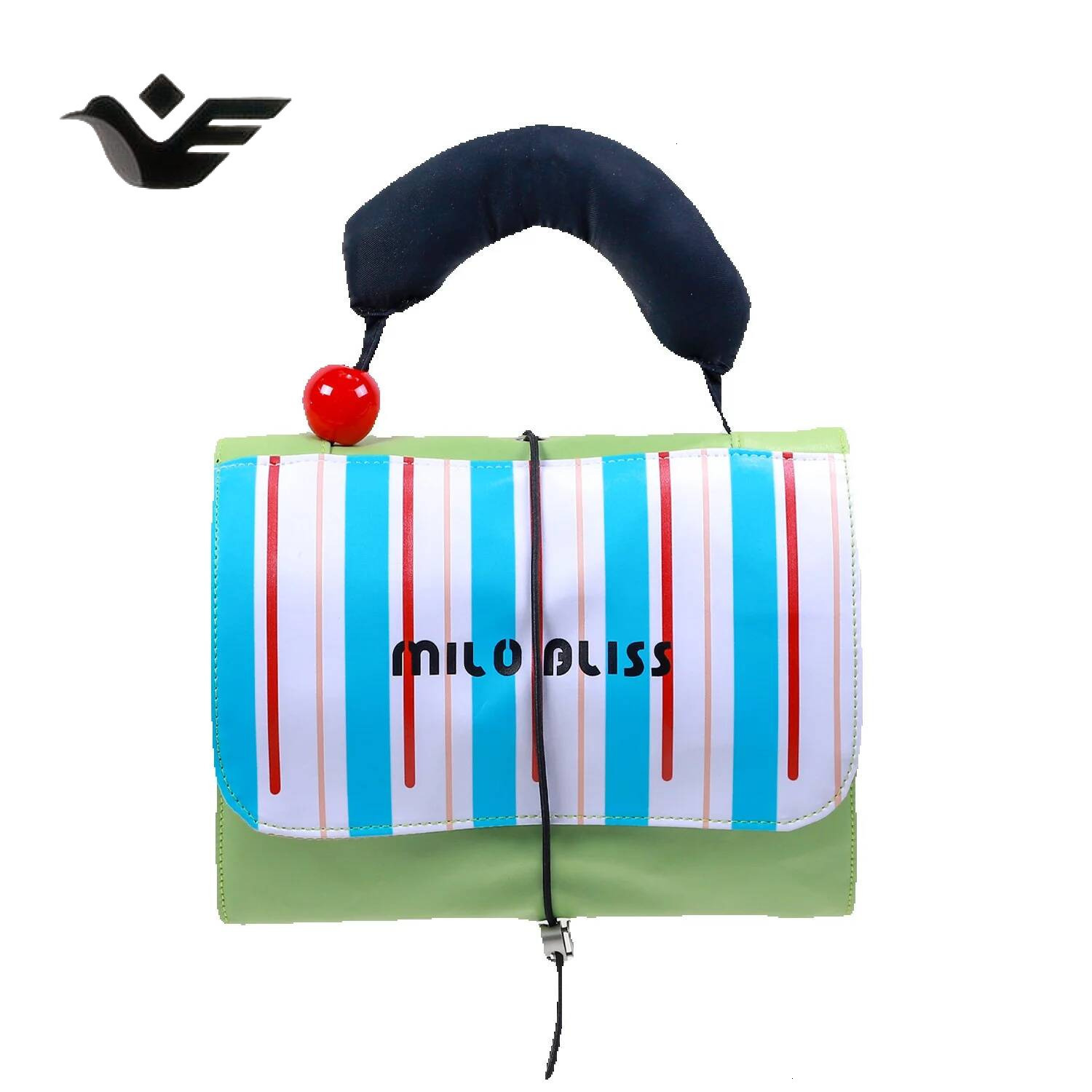 Feiyan Free Shipping New Designer Bag Luxury Shopping Bag Handheld Color-block Makeup Bag Capacity PU Leather Cosmetic Organizer Travel Storage Toilet