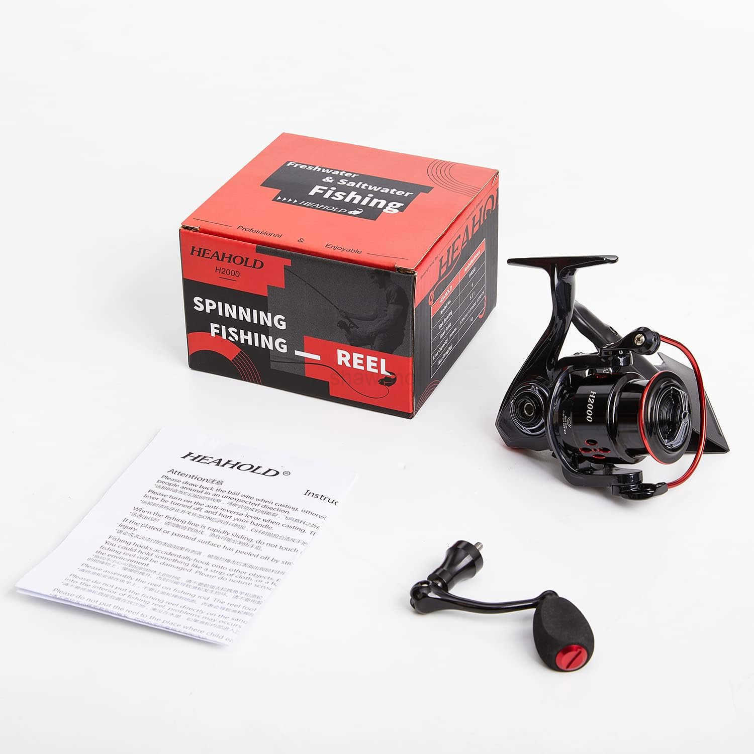 Fishing Reel Spinning Reel Compact Design Baitcaster Reels 61 Stainless BB Saltwater Freshwater 14 LBs Stainless Steel Drag Powerful Handle Casting Re