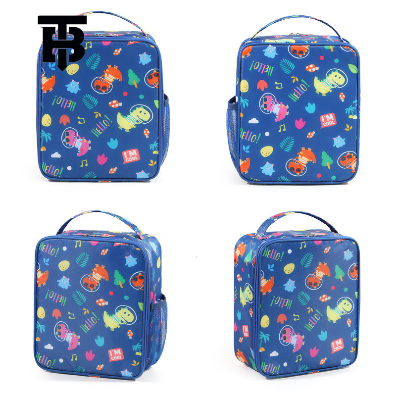TB Designer s bag BHULAMTE New Floral Vertical Lunch Bag Square Student Lunch Bag Portable Bento Bag Small Tote Lunch Box Insulated Bag
