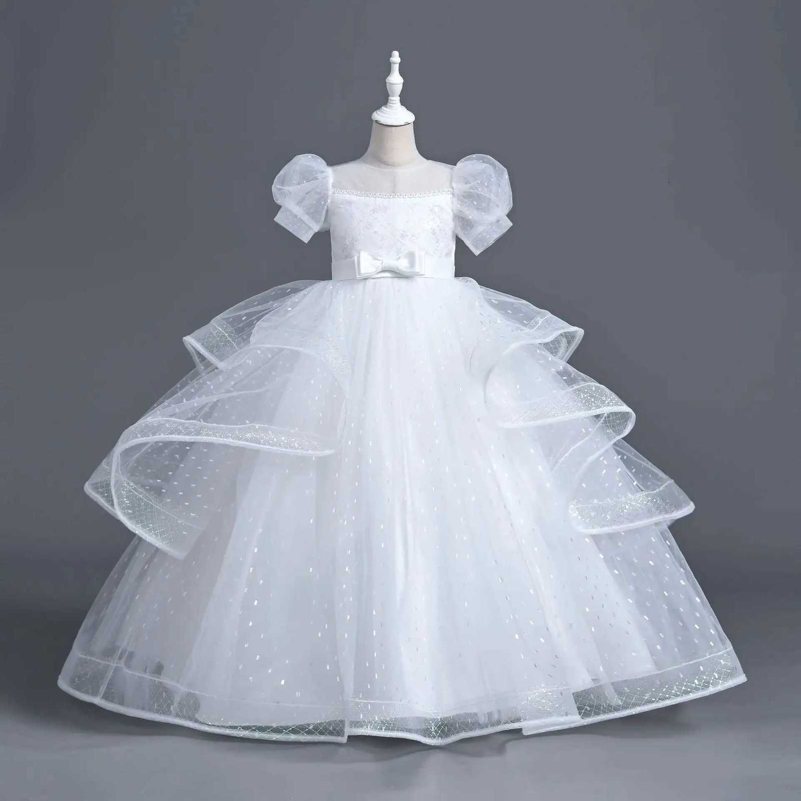 Girls Long Elegant Dresses Childrens Evening Party Dress Princess Prom Clothing New Year Clothes 3 7 11 12 Years Z250904