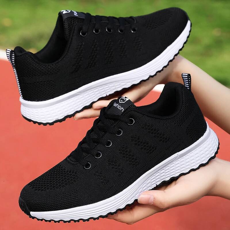 New Sneakers Casual Fashion Breathable Walking Mesh Flat Women 2024 Tenis Feminino White Ladies sports Shoes ddmysaturn