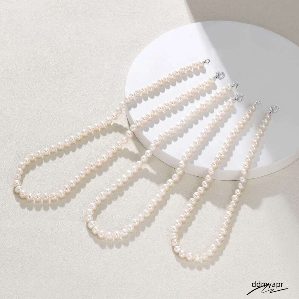 Elegant Multi Size Ddmyday Imitation Pearl Necklace Layered Beaded Chain Statement Jewelry For Women And Men Ddmyday