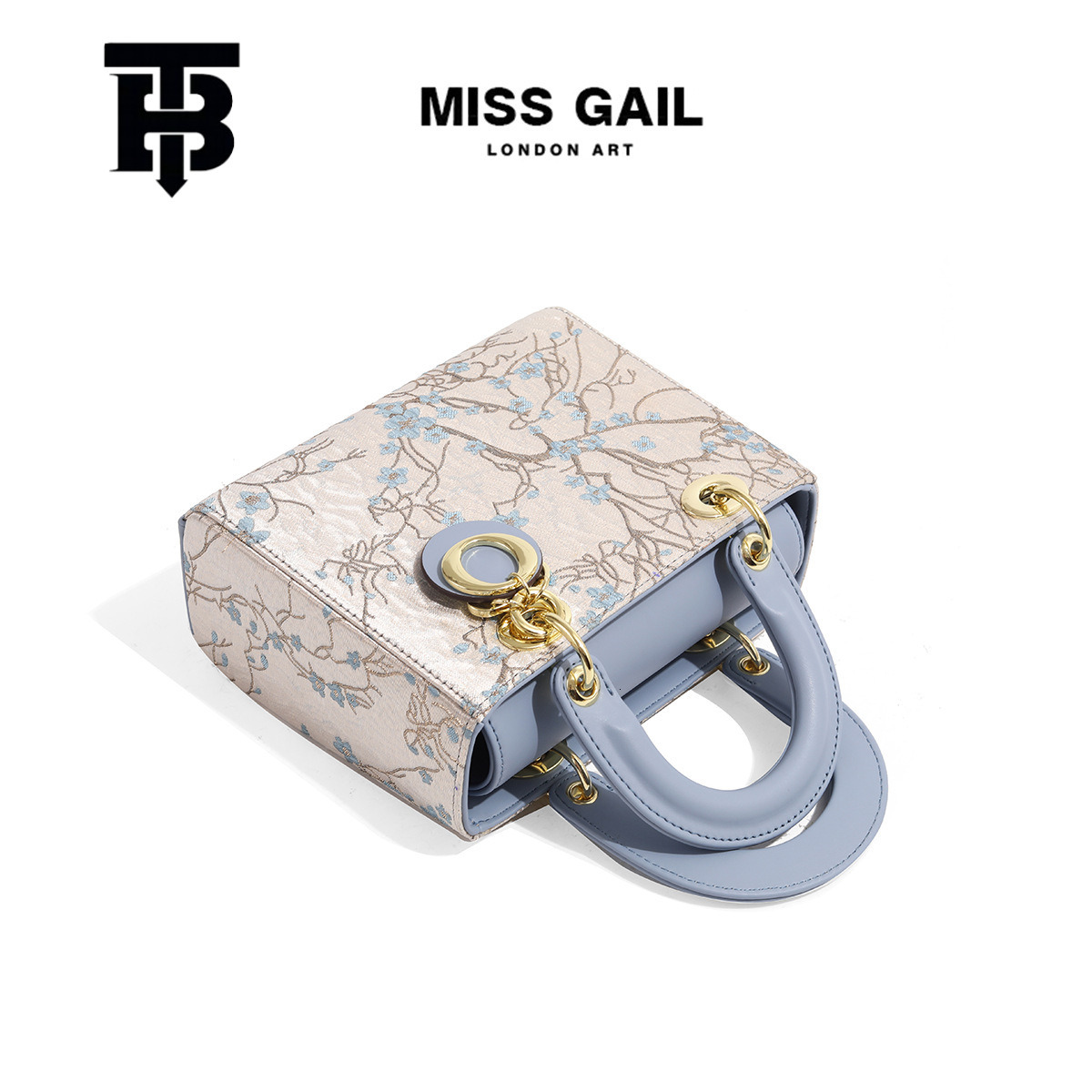 TB BHULAMTE High-Quality Princess Diana Style Women's Bag Designer s bag Large Capacity Handbag New Elegant Plum Blossom Embroidery Shoulder Bag 