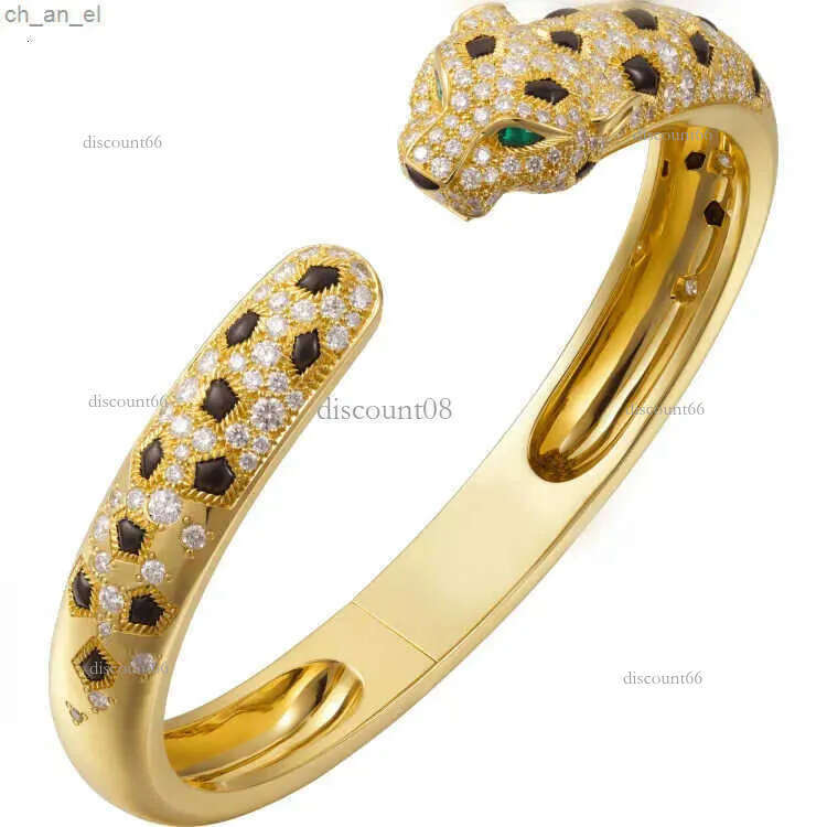 bracelets panther cuff bangles for women simple formal modern vintage designer braclet classical fashionable wedding ring opening faf095 S250821