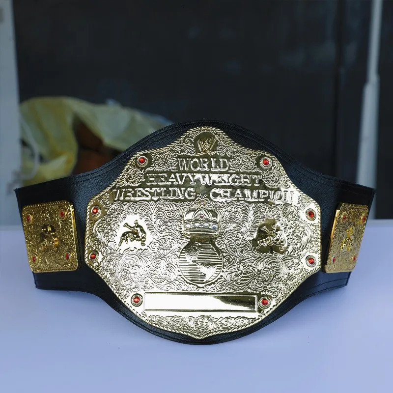 Gold Wrestling Champion Belt Championship World Heavyweight Champion Occupation Belt Title Gladiators Waistband Home Decoration 250904