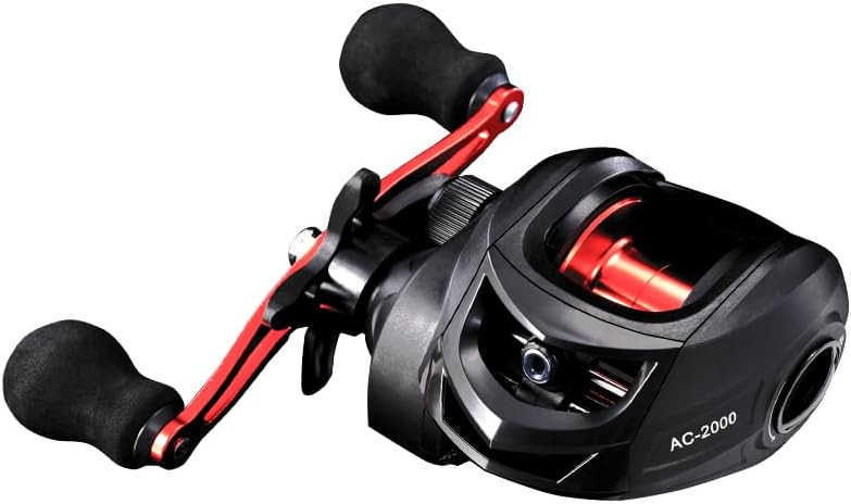 Baitcasting Fishing Reel Lightweight Aluminum Spool Fishing Reel 176Lbs Max Drag Magnetic Braking System 631 HighSpeed Gear Ratio Saltwater Freshwat W