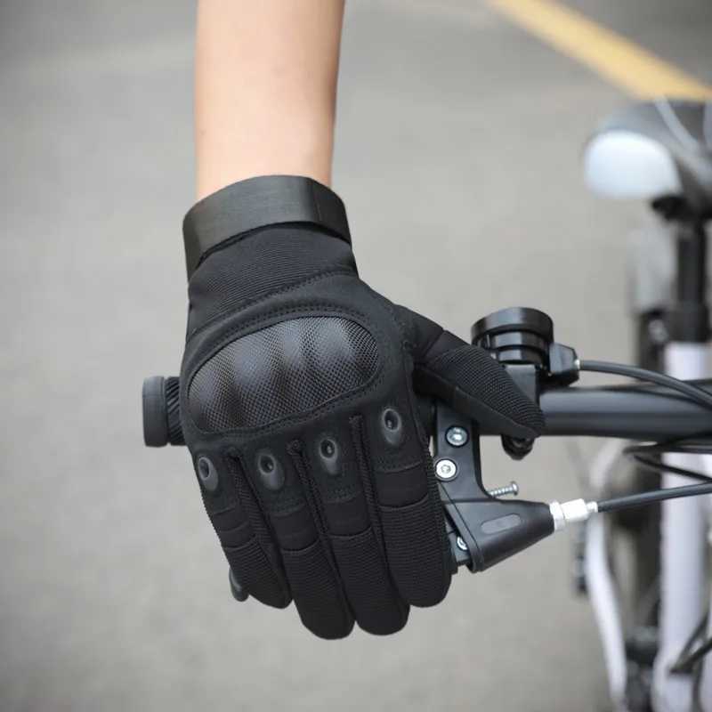 Super Fiber Hard Shell Tactical Gloves Touch Screen Army Military Men Women Paintball Airsoft Combat Long Motorcyc GlovesXJ250904