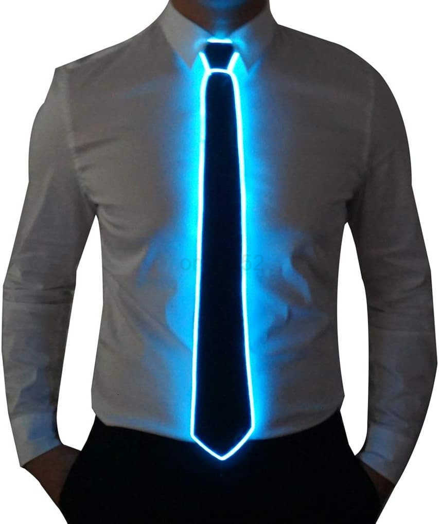 Tie Light Up Fanny Ties Novelty Necktie For Men LED Light Up Ties Costume AccessoryW250904