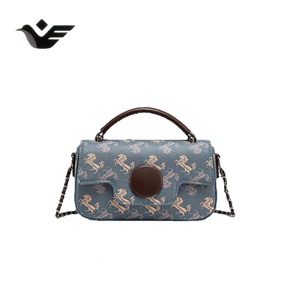 Feiyan Free Shipping New Designer Bag Luxury Shopping Bag Retro Chain Shoulder Underarm Bag Commuter Crossbody Bag Color Series Handbag Fashionable