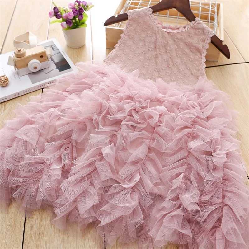 2024 New Princess Skirt for Girls Summer Cake Skirt for Children Baby Fashion Cute Sweet Kids Dresses for Girls Girl Clothes Z250904