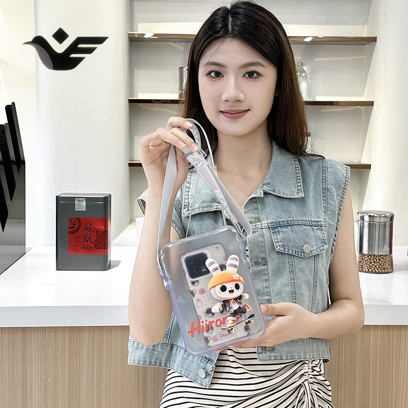 Feiyan Free Shipping New Designer Bag Luxury Shopping Bag Summer High-end Niche Bag For Women Transparent Crossbody Jelly Bag Cute Phone Bag Transpare