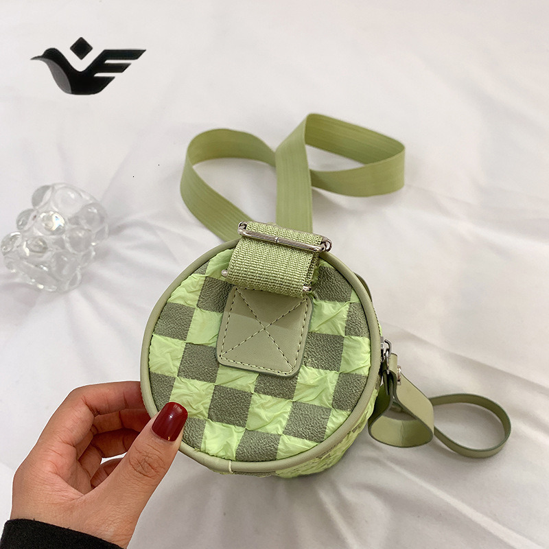 Feiyan Free Shipping New Designer Bag Luxury Shopping Bag Women's Single Shoulder Bag Trendy Fashion Crossbody Phone Bag Checkerboard Wide Strap 