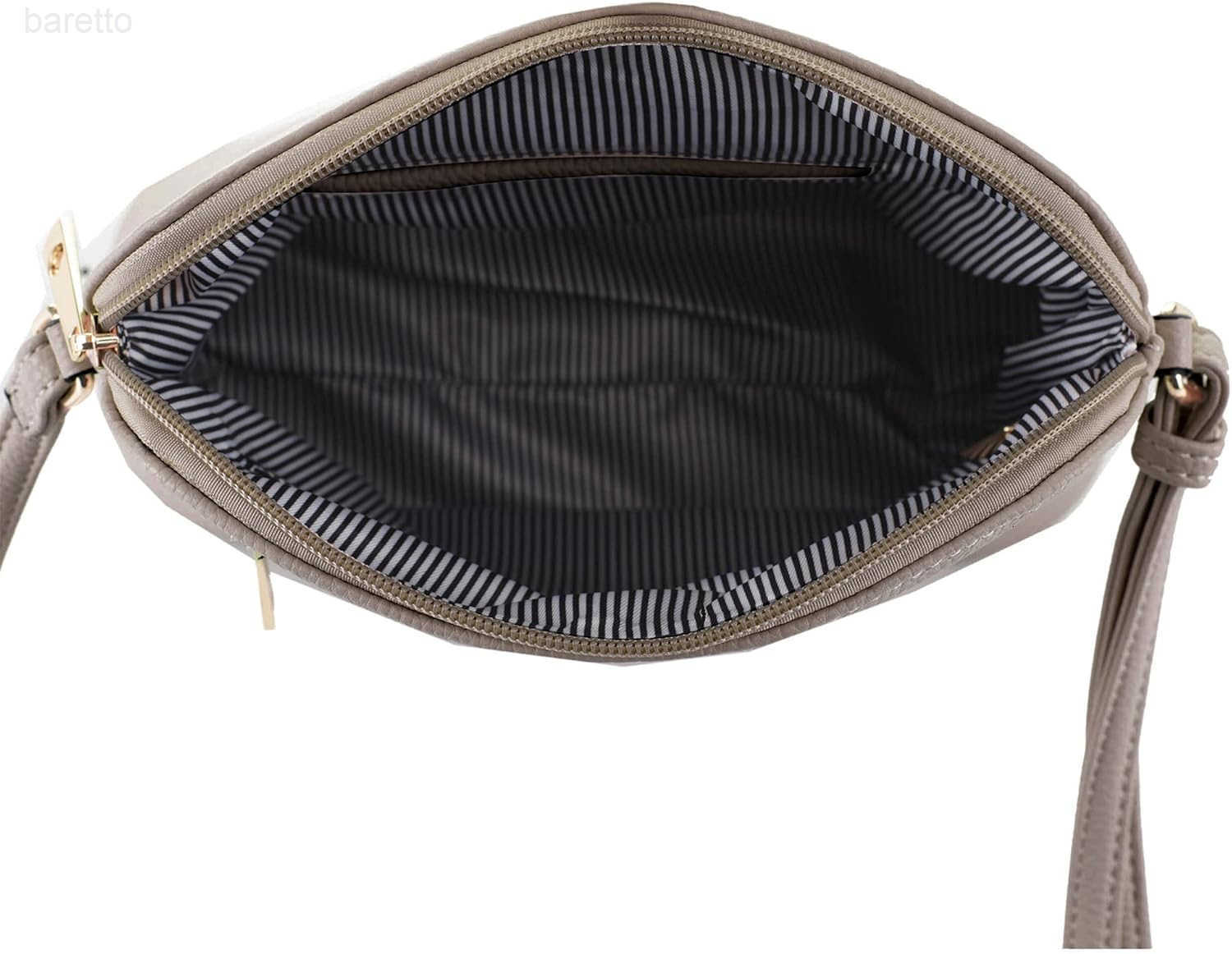 Lunar Lightweight Medium Dome Crossbody Bag Shoulder Bag with Tassel Zipper Pocket Adjustable Strap M250903