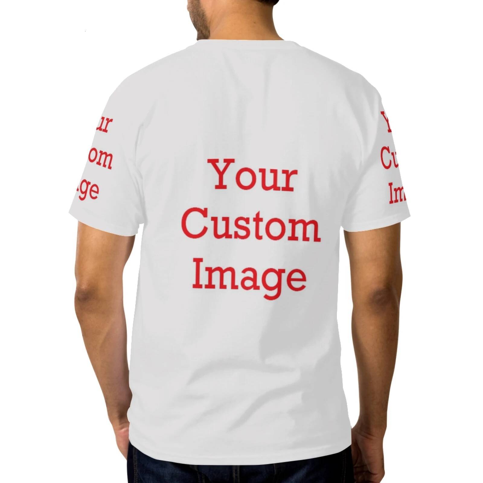 Summer 2025 New Fashion 3D Printed T-shirt Custom Pattern Men's Print Casual T-Shirt O-Neck Hip Hop Short Sleeve