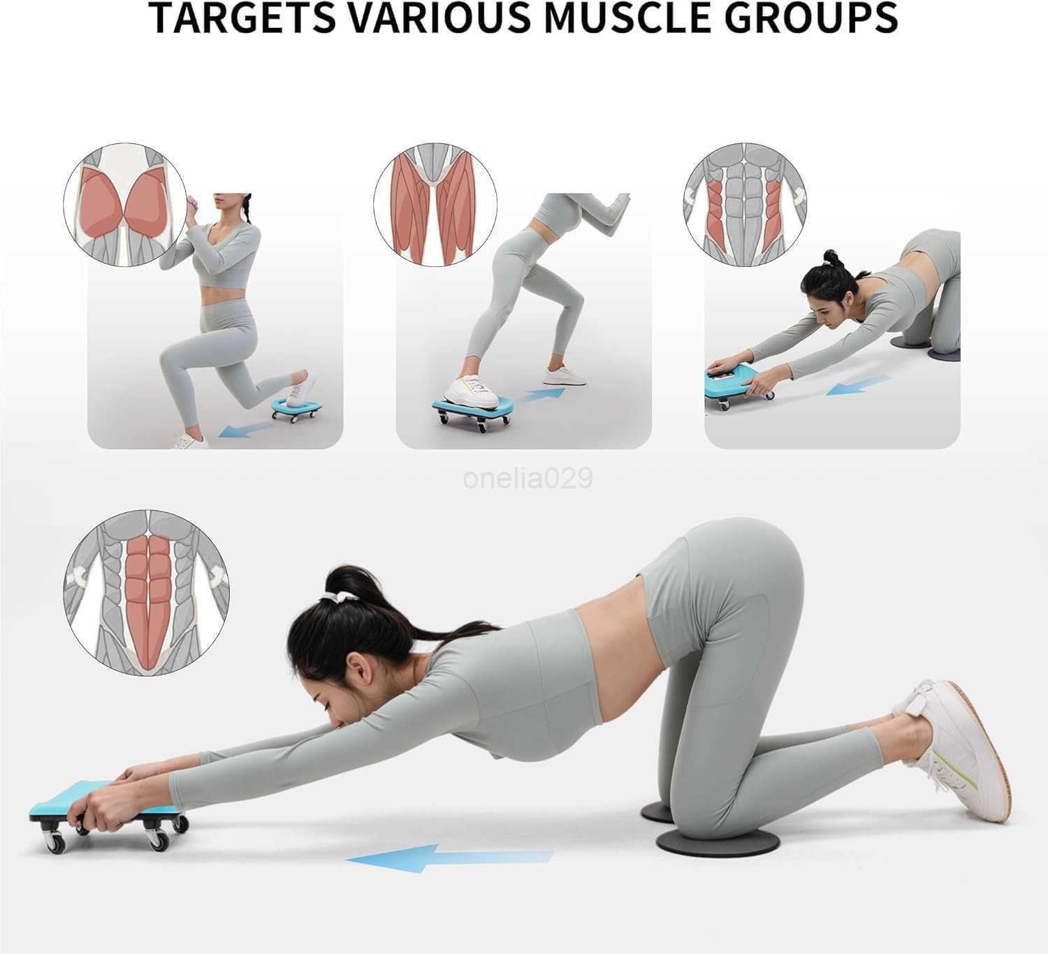 Ab Roller with Knee Pads for Abs Workout Multifunctional Ab Roller Wheel for Abs Workout Abdominal Roller with Knee Pads Abdominal Exercises Wheel Abb