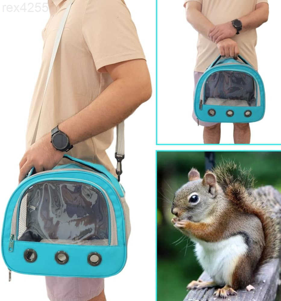Pig Carrier BagSmall Animal Bird Parrots Ferret Hamster Squirrel Rabbit Turtle Carrier BagPortable Bunny Bearded Dragon Carrier Travel Carrier Outdoor