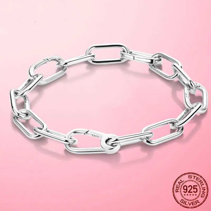 Original Gold Color Me Bracelet 925 Silver Me Lobster Clasp Chain Link Femme Bracelet For Women Jewelry Gift Pulseira W250904