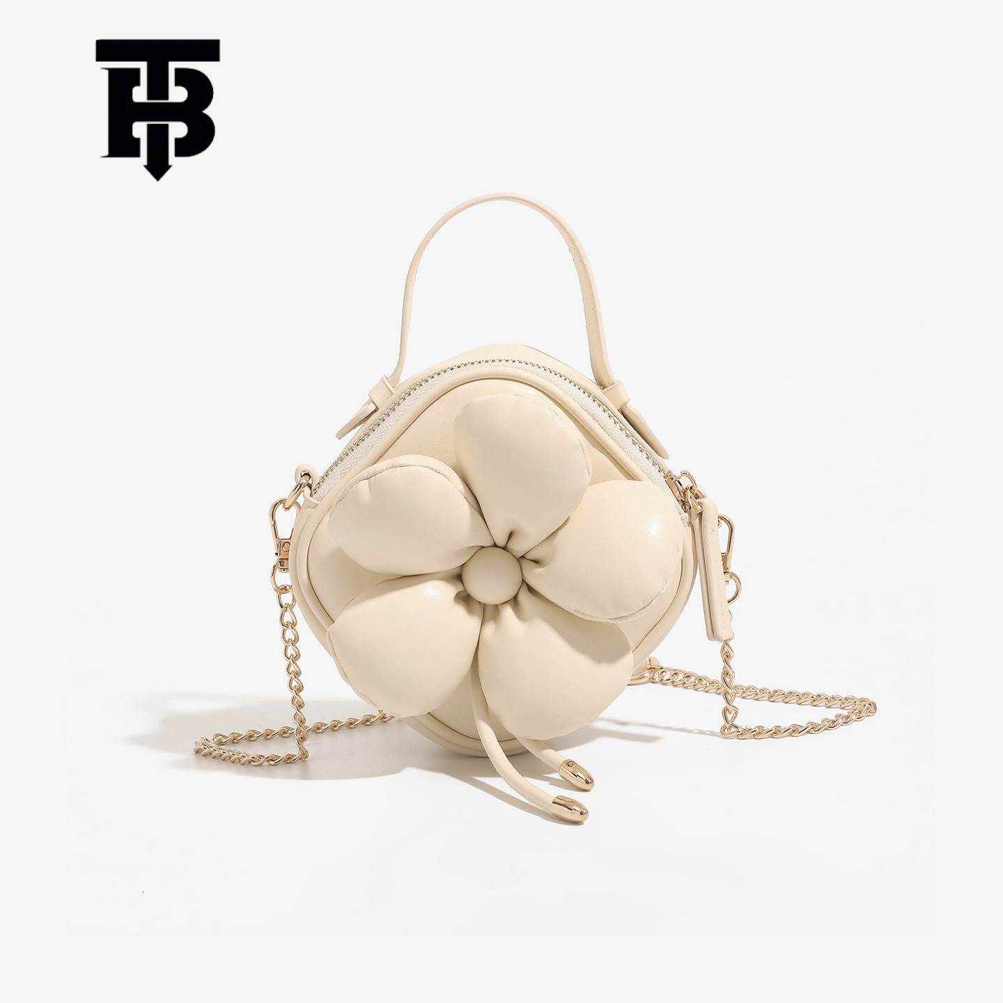 TB BHULAMTE ELLE Women's Bag 2025 New Floral Chain Bag Multifunctional Key Bag Crossbody Commuter Flower Designer s bag Small Bag